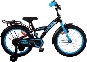 Volare Thombike 18 Inch 24 cm Jongens Terugtraprem Zwart Blauw