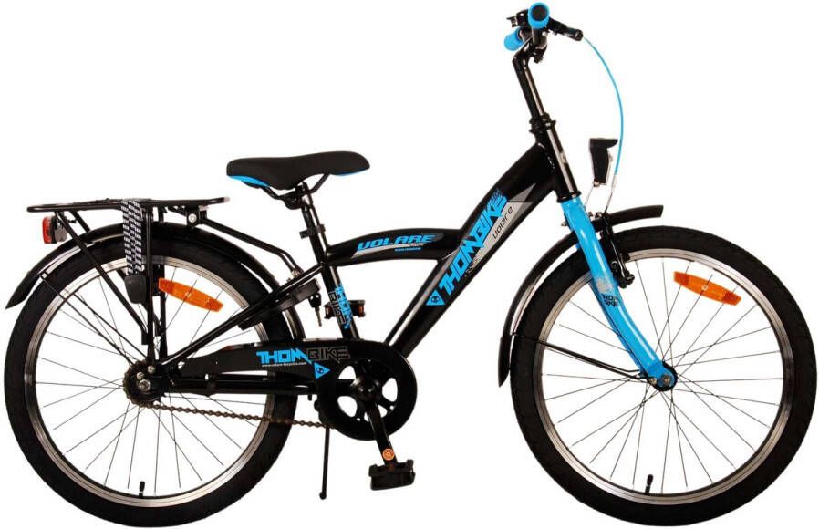 Volare Thombike 20 Inch 23 cm Jongens Terugtraprem Zwart Blauw