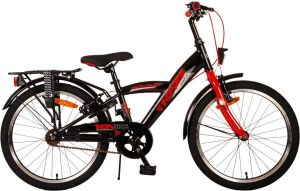 Volare Thombike Kinderfiets Jongens 20 inch Zwart Rood Twee Handremmen