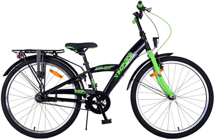 Volare Thombike Kinderfiets Jongens 24 inch Groen Zwart 3 versnellingen