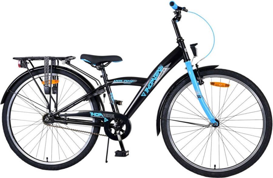 Volare Thombike 26 Inch 33 cm Jongens Terugtraprem Zwart Blauw