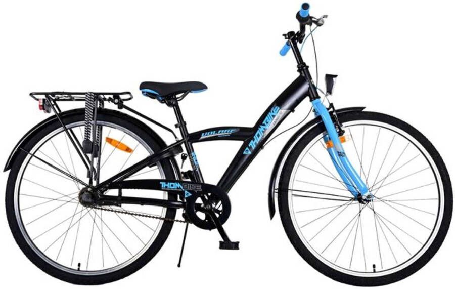 Volare Thombike Kinderfiets Jongens 26 inch Zwart Blauw 3 versnellingen