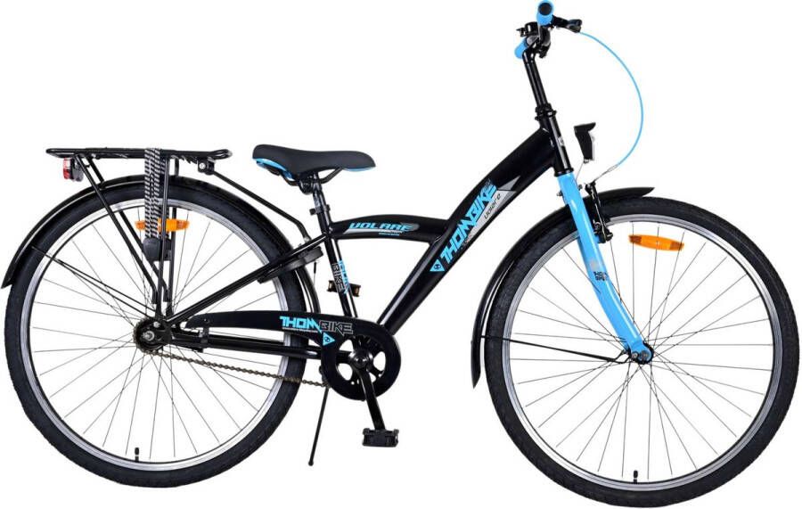 Volare Thombike 26 Inch 33 cm Jongens Terugtraprem Zwart Blauw