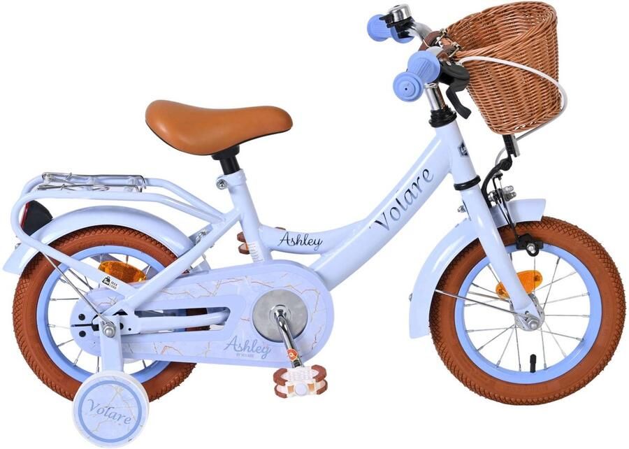 Volare Ashley Kinderfiets Meisjes 12 inch Pastel Blauw