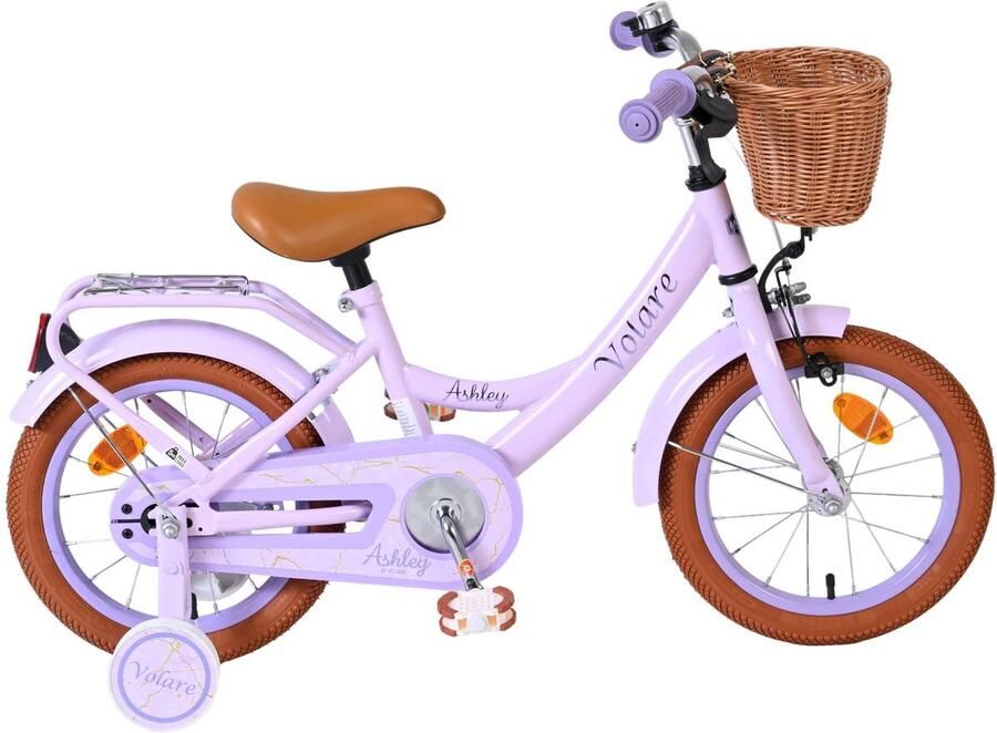 Volare Ashley Kinderfiets Meisjes 14 inch Lila
