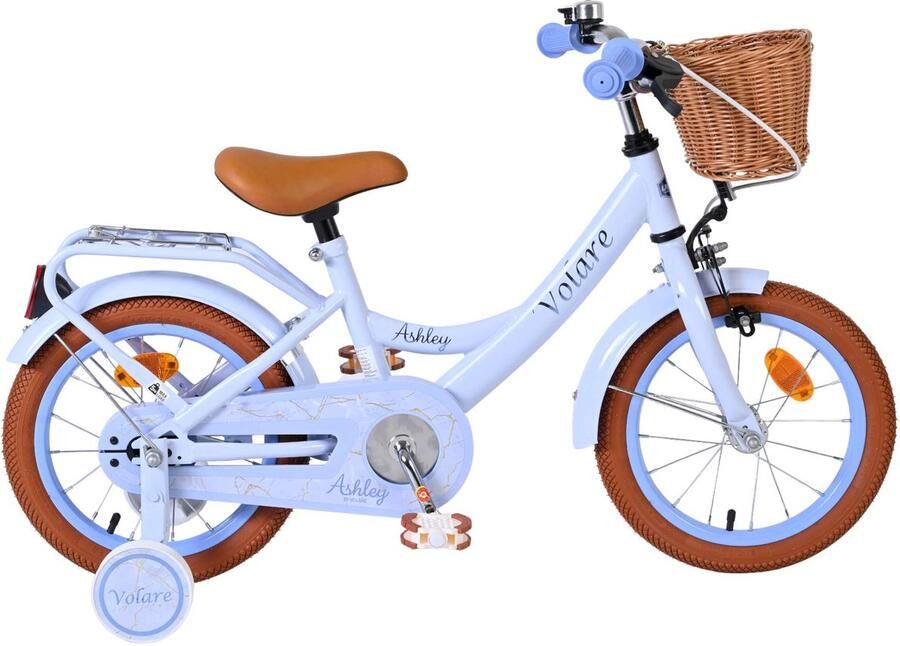 Volare Ashley Kinderfiets Meisjes 14 inch Pastel Blauw