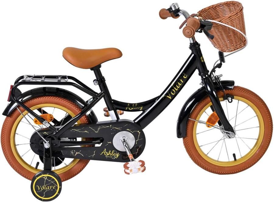 Volare Ashley Kinderfiets Meisjes 14 inch Zwart