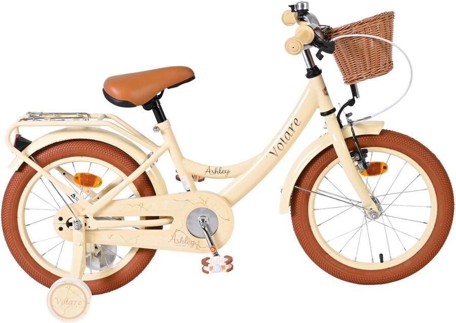 Volare Ashley Kinderfiets Meisjes 16 inch Creme