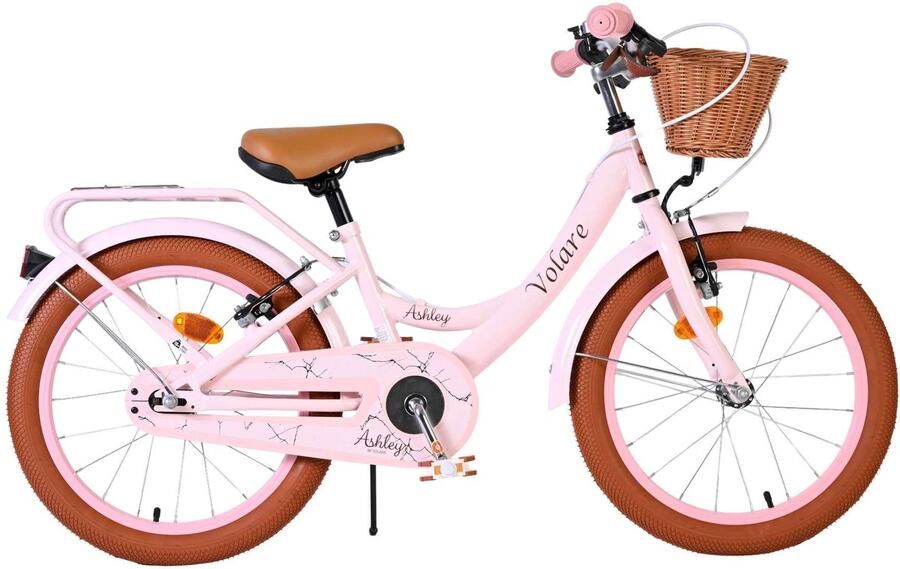 Volare Ashley Kinderfiets Meisjes 18 inch Roze Twee handremmen