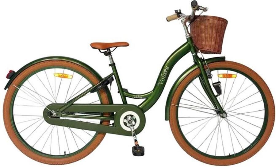 Volare Ashley Kinderfiets Meisjes 24 inch Groen