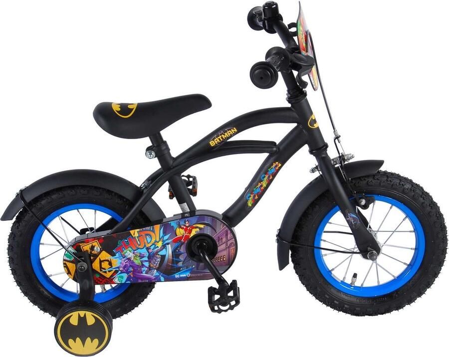 Volare Batman 12 Inch 23 cm Jongens Terugtraprem Zwart - Foto 2