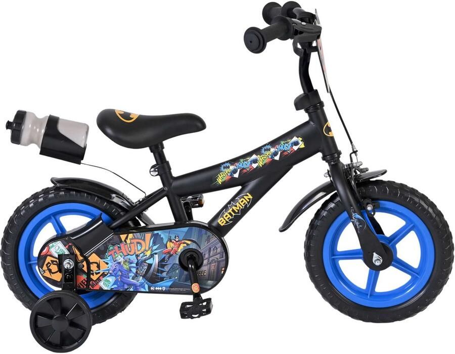 Volare Batman Kinderfiets Jongens Mag Wheels 12 inch Zwart