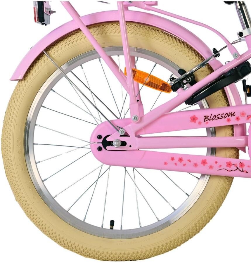 Volare Blossom Kinderfiets Meisjes 20 inch Roze Twee handremmen