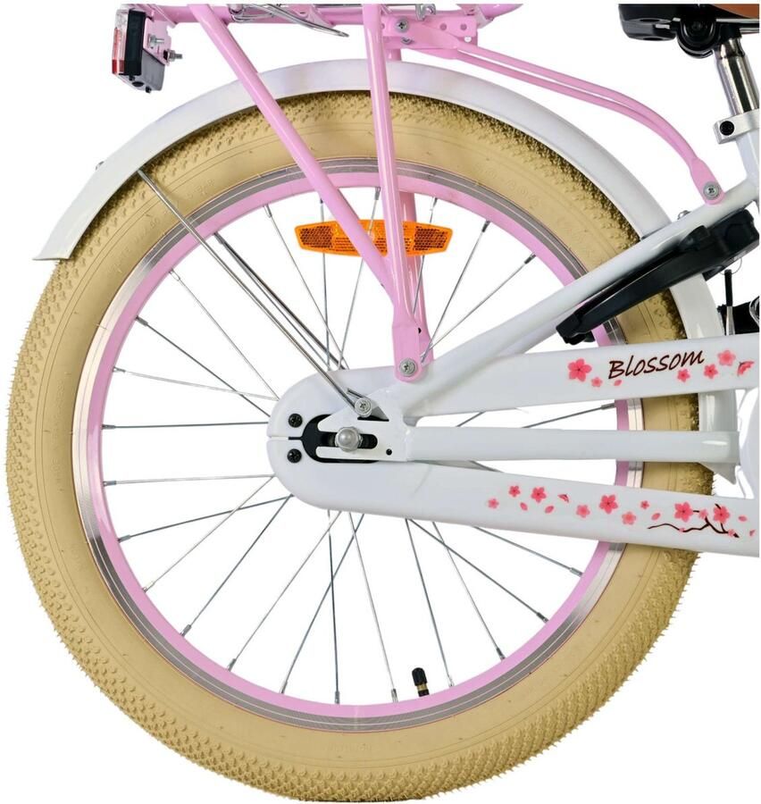 Volare Blossom Kinderfiets Meisjes 20 inch Wit