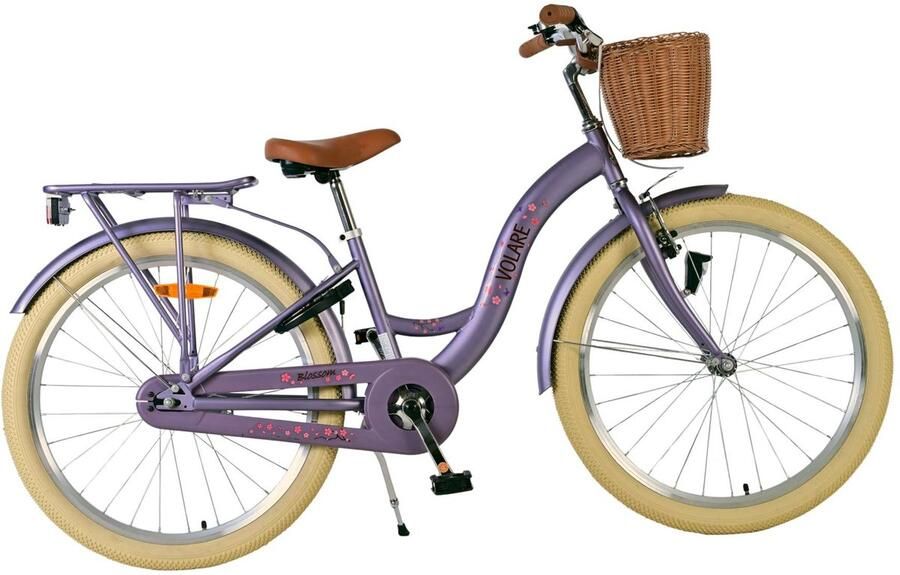Volare Blossom Kinderfiets Meisjes 24 inch Paars