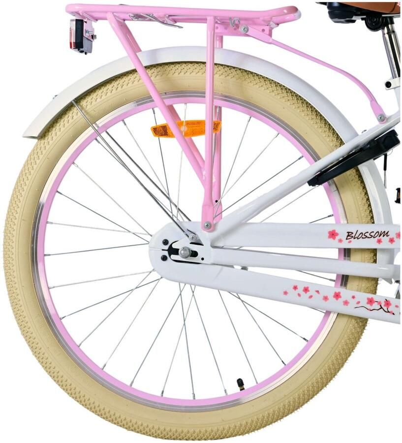 Volare Blossom Kinderfiets Meisjes 24 inch Wit