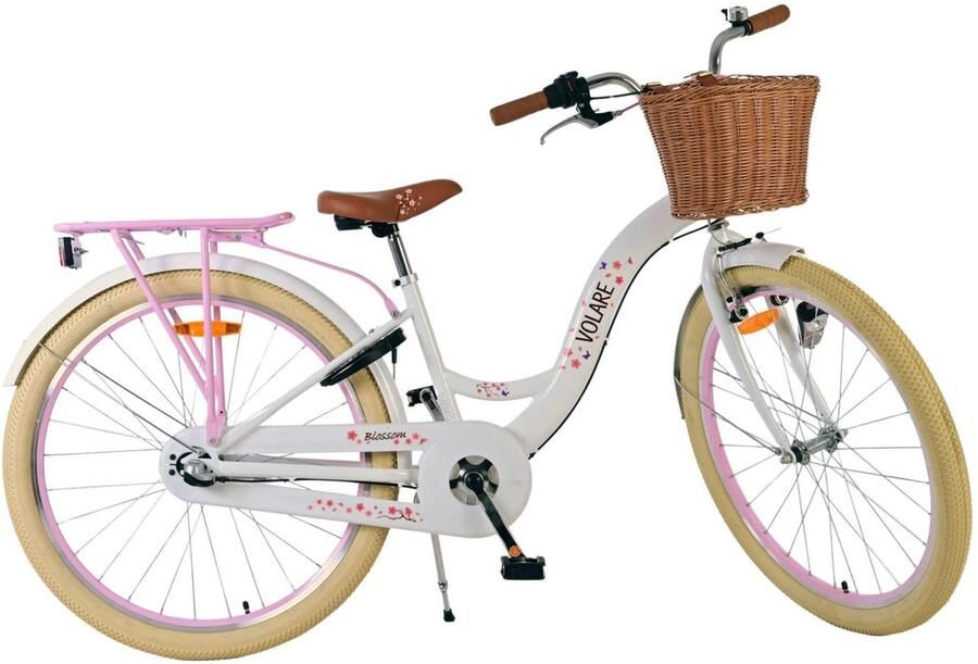 Volare Blossom Kinderfiets Meisjes 26 inch Wit Nexus 3 versnellingen