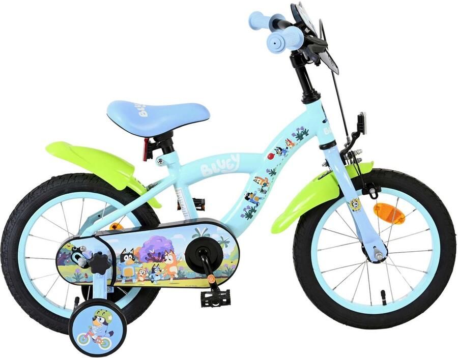 Volare Bluey Kinderfiets 14 inch Lichtblauw