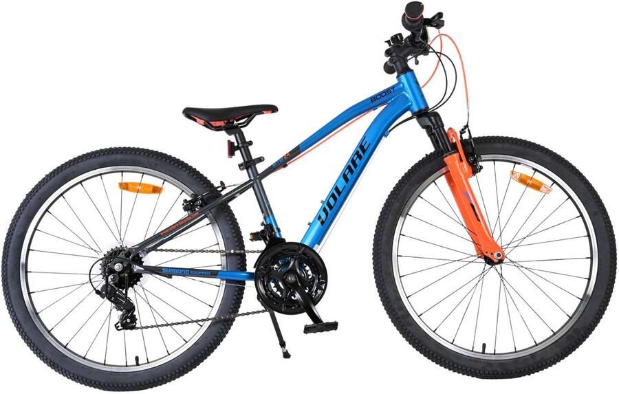 Volare Boost Kinderfiets 24 inch Blauw Grijs 21 versnellingen