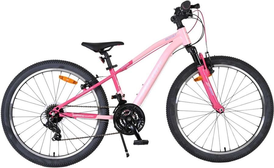Volare Boost Kinderfiets 24 inch 21 Speed Roze