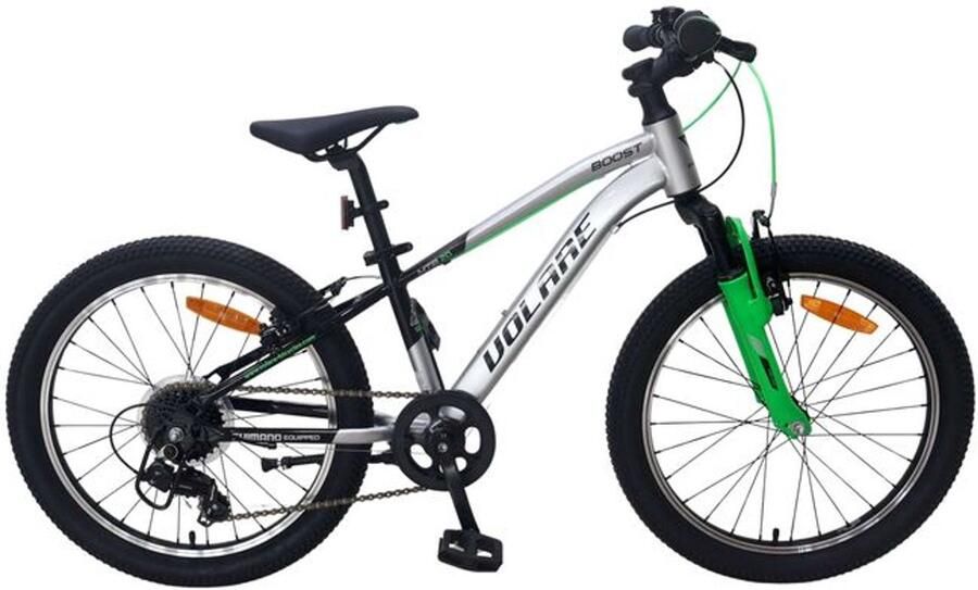 Volare Boost Kinderfiets 26 inch 21 speed Zilver Groen