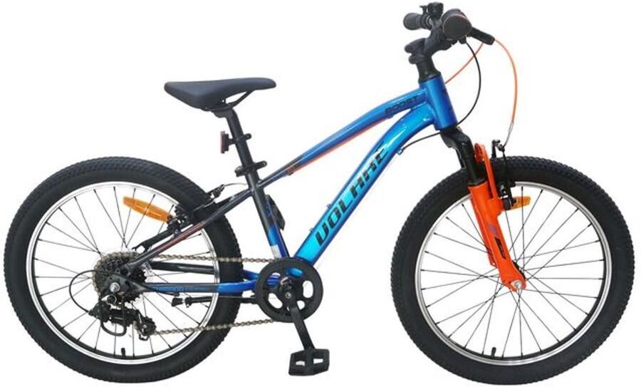 Volare Boost Kinderfiets 24 inch- Blauw Grijs 21 Speed