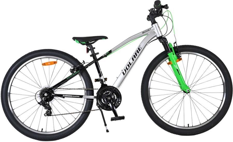 Volare Boost Kinderfiets 26 inch 21 speed Zilver Groen