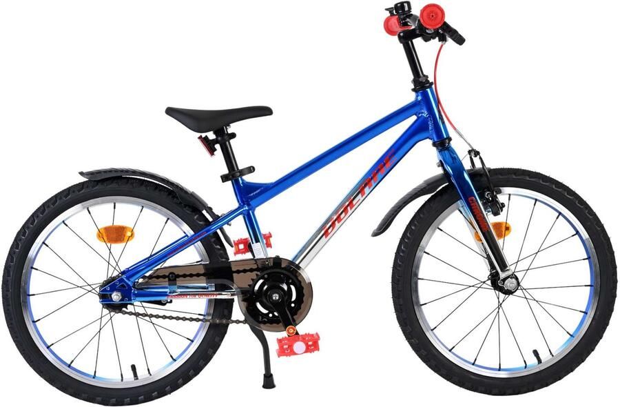 Volare Chrome Kinderfiets Jongens 18 inch Blauw Zilver