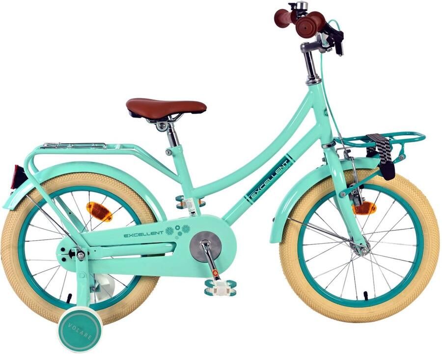 Volare Excellent Kinderfiets Meisjes 16 inch Groen 95% afgemonteerd