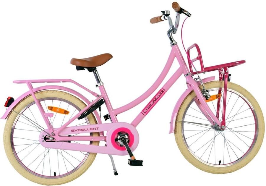Volare Excellent Kinderfiets Meisjes 20 inch Roze 3 versnellingen