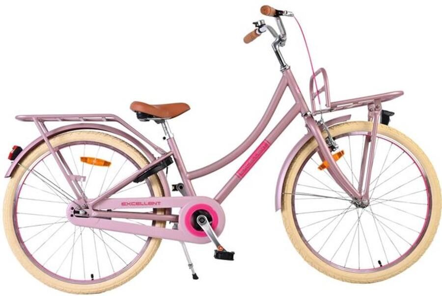 Volare Excellent Kinderfiets Meisjes 24 inch Mat Roze