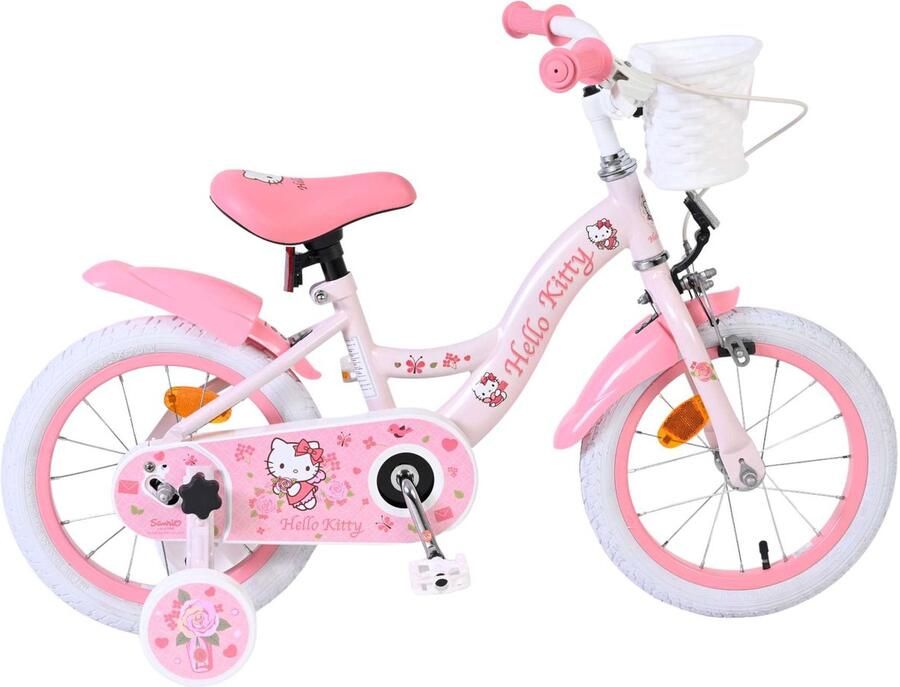 Volare Hello Kitty Kinderfiets Meisjes 14 inch Roze - Foto 1