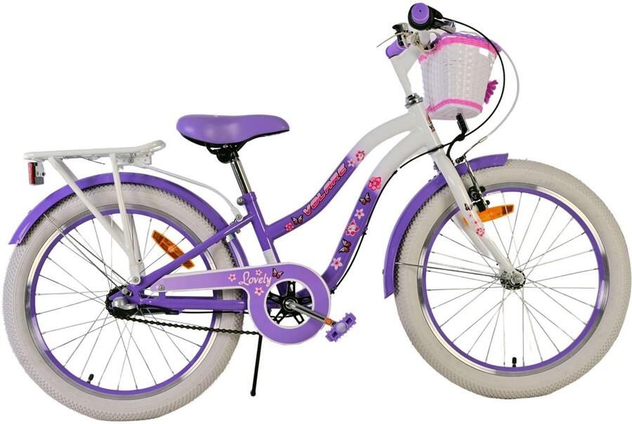 Volare Lovely Kinderfiets Meisjes 20 inch Paars 3 versnellingen