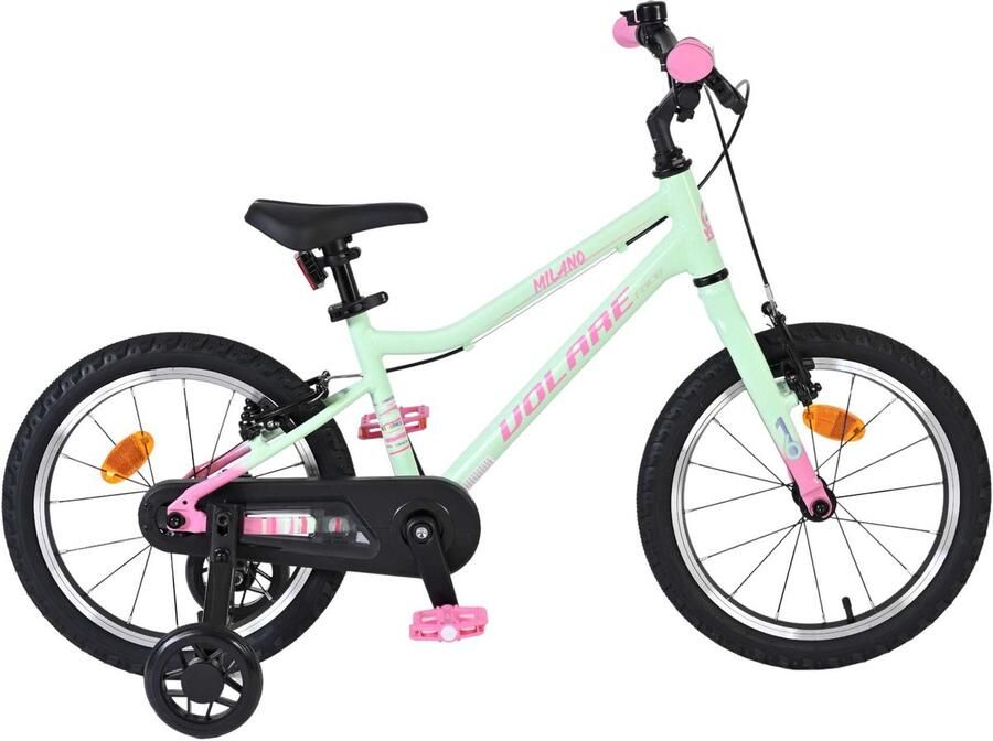 Volare Milano Kinderfiets Meisjes- 16 inch Mintgroen