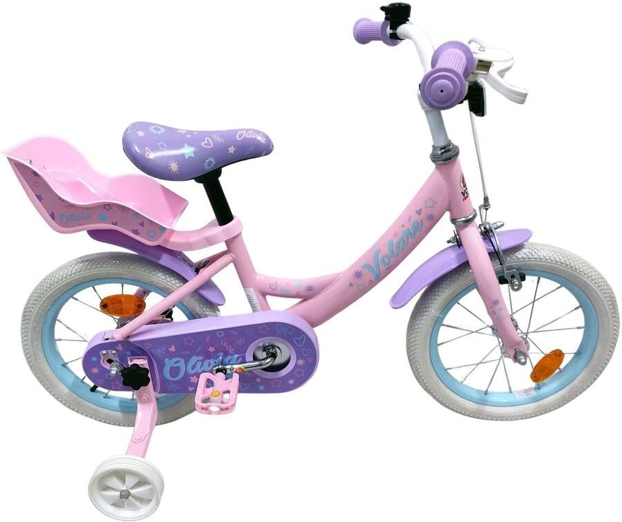 Volare Olivia Kinderfiets Meisjes 14 inch Roze