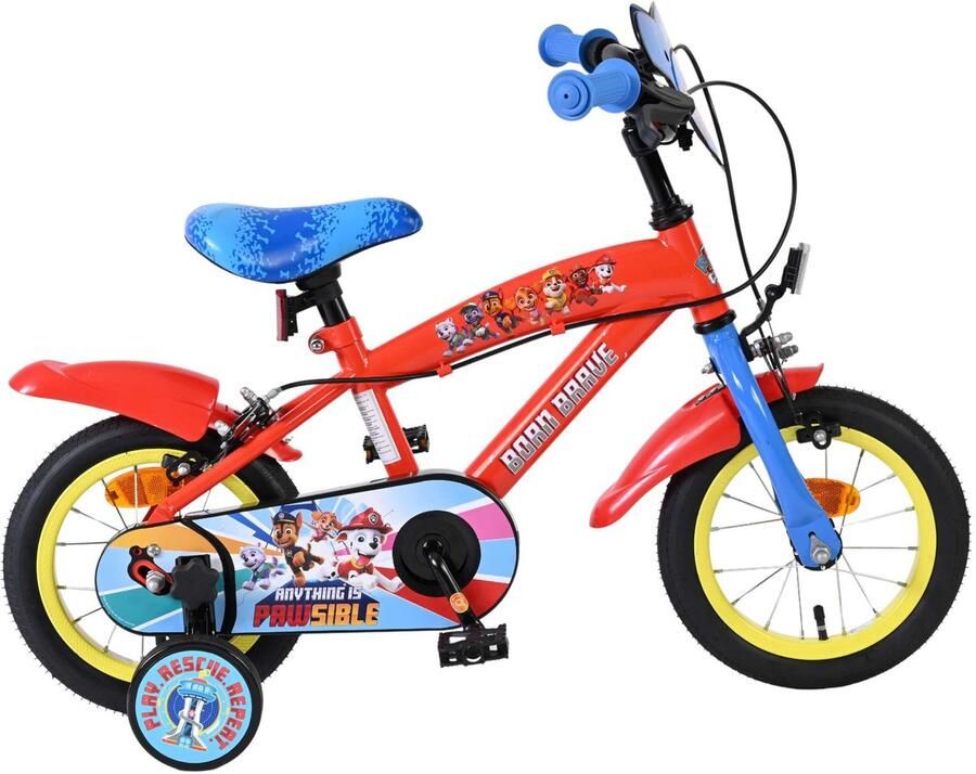 Volare Paw Patrol Kinderfiets Jongens 12 inch Twee handremmen - Foto 1