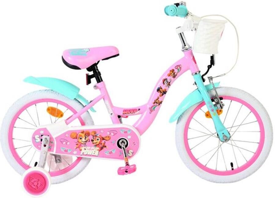 Volare Paw Patrol Kinderfiets Meisjes 16 inch Roze