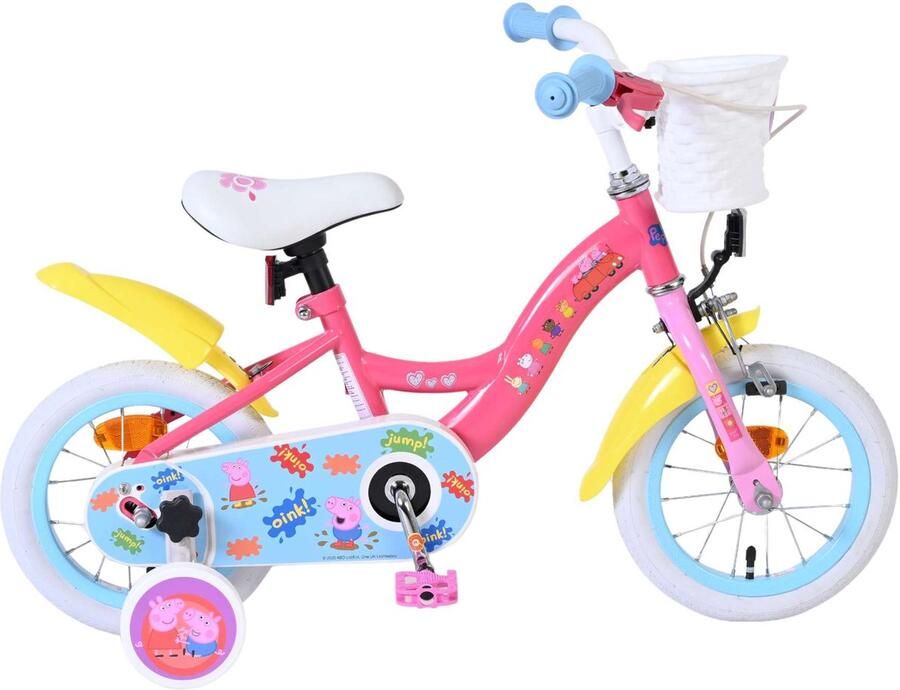 Volare Peppa Kinderfiets Meisjes 12 inch Roze