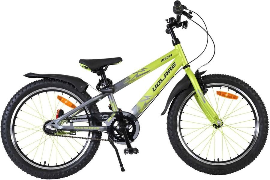 Volare Rocky Kinderfiets 20 inch 3 speed Groen Grijs
