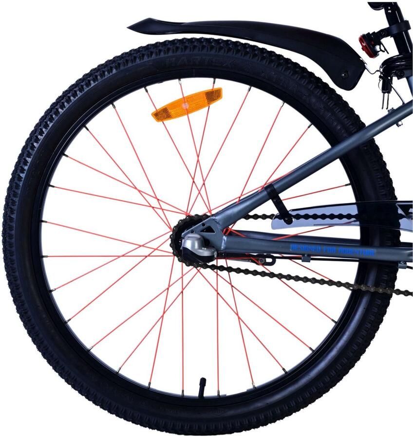 Jongensfiets Kinderfiets Volare Rocky Kinderfiets 24 inch Blauw Shimano Nexus 3 versnellingen