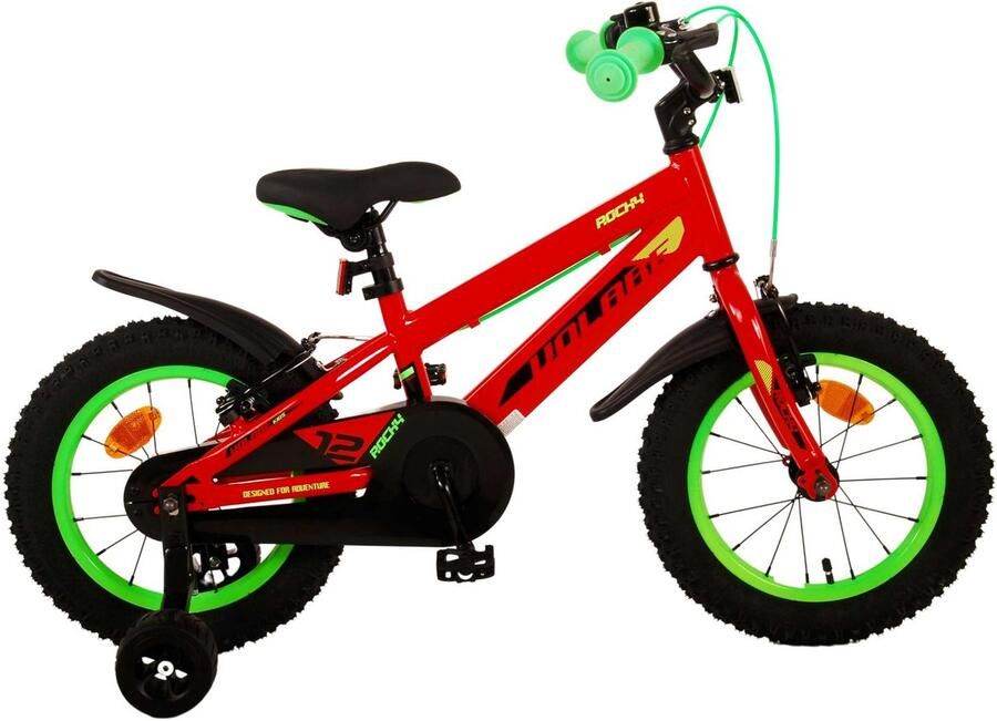 Volare Rocky Kinderfiets Jongens 12 inch Rood Twee handremmen