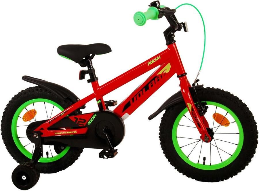 Volare Rocky Kinderfiets Jongens 14 inch Rood Twee handremmen