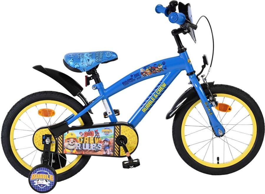 Volare Rubble & Crew Kinderfiets Jongens 16 inch Blauw