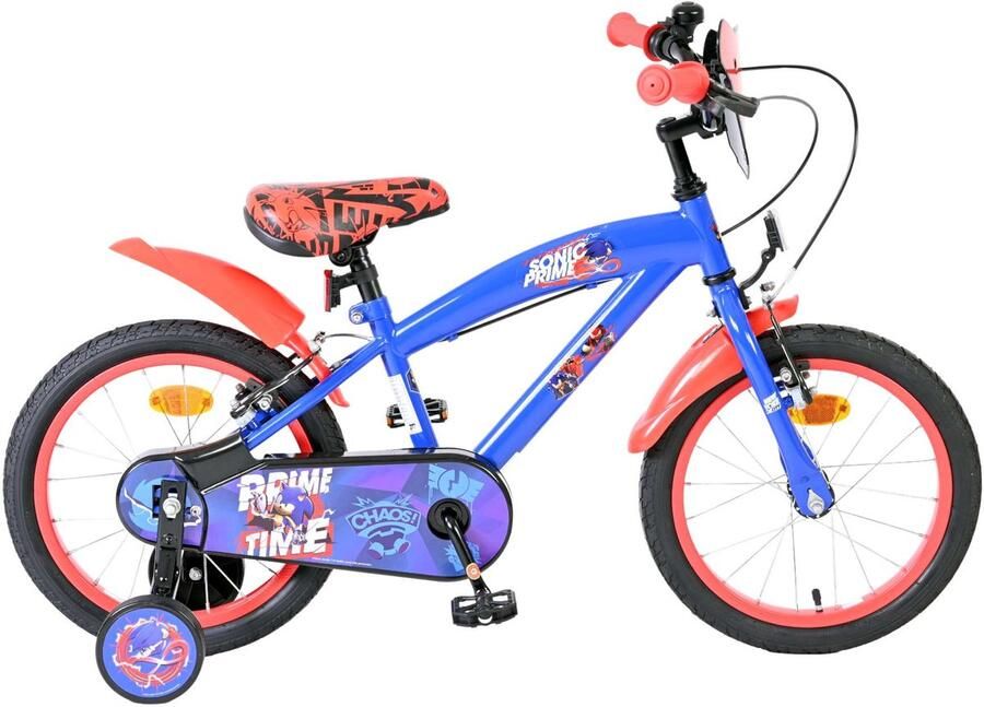 Volare Sonic Kinderfiets Jongens 16 inch Blauw Twee handremmen