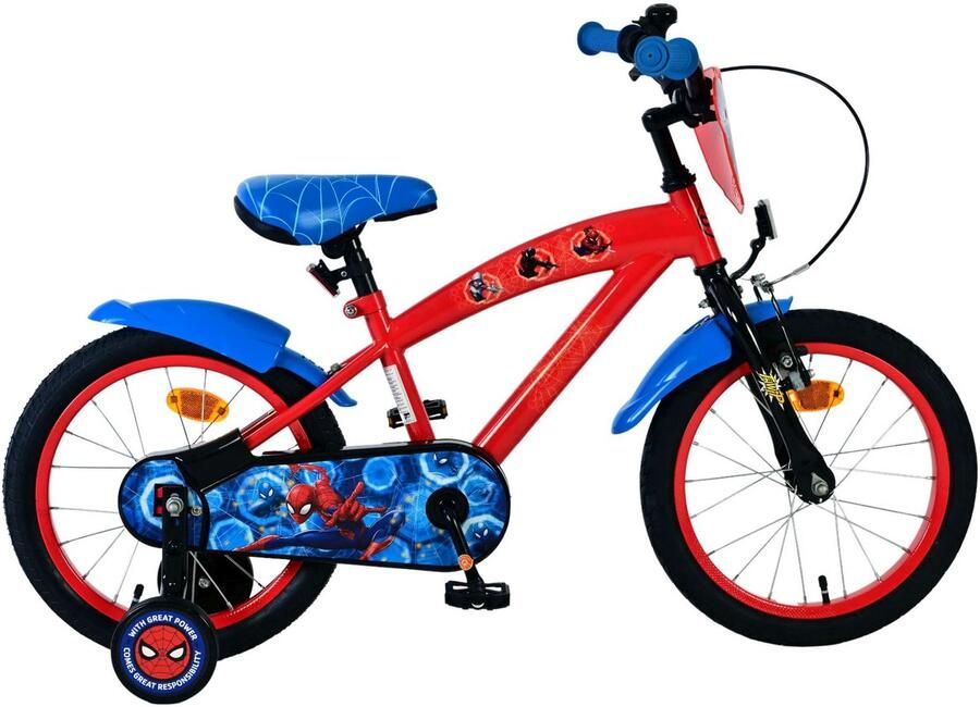Volare Spider-Man Kinderfiets Jongens 16 inch Rood