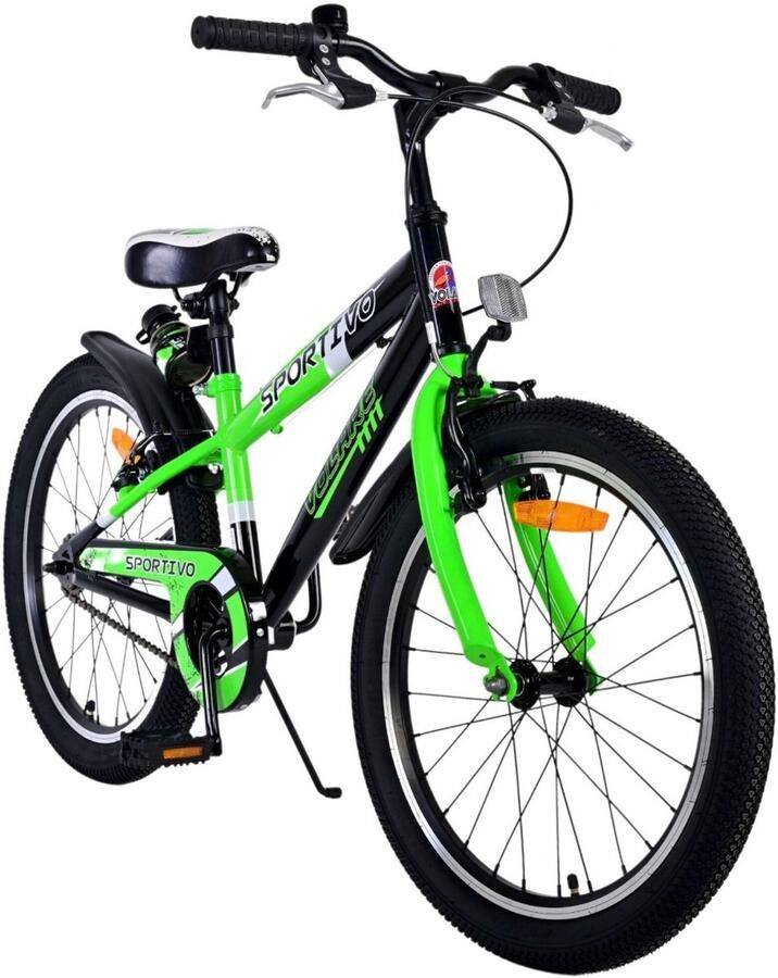 Volare Sportivo Kinderfiets Jongens 20 inch Groen Twee handremmen