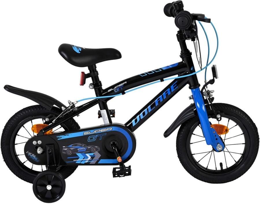 Volare Super GT Kinderfiets Jongens 12 inch Blauw Twee handremmen