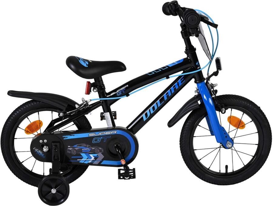 Volare Super GT Kinderfiets Jongens 14 inch Blauw Twee handremmen