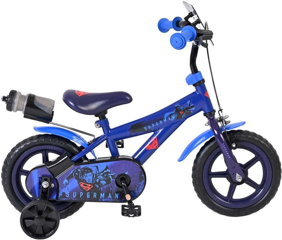Volare Superman Kinderfiets Jongens Mag Wheels 12 inch Blauw
