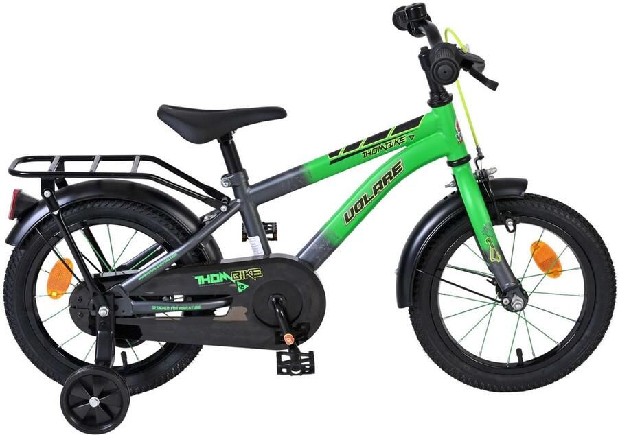 Volare Thombike Kinderfiets Jongens 14 inch Groen Grijs
